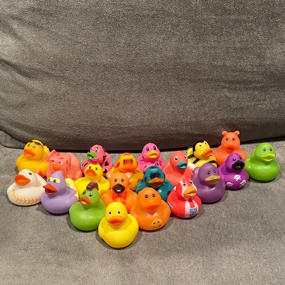 Lot of 20 Rubber Ducky Toys *SELLING INDIVIDUALLY*